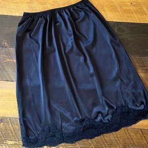 Vintage Adonna Half Black Slip